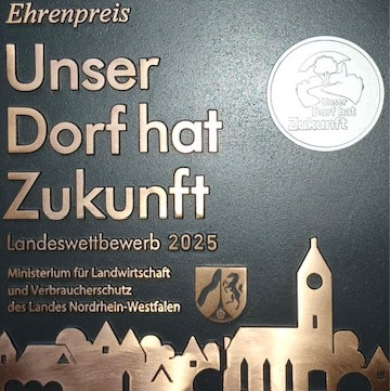 Bilstein holt Silber – und glänzt mit Herz: Großer Doppelerfolg beim Landeswettbewerb „Unser Dorf hat Zukunft“!