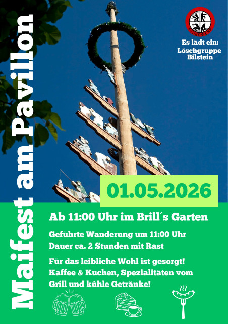 Maifest am Pavillon – Tradition trifft Geselligkeit in Bilstein