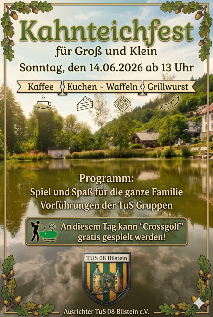 Kahnteichfest Bilstein 2026: Ein Fest für Groß und Klein am 14. Juni!
