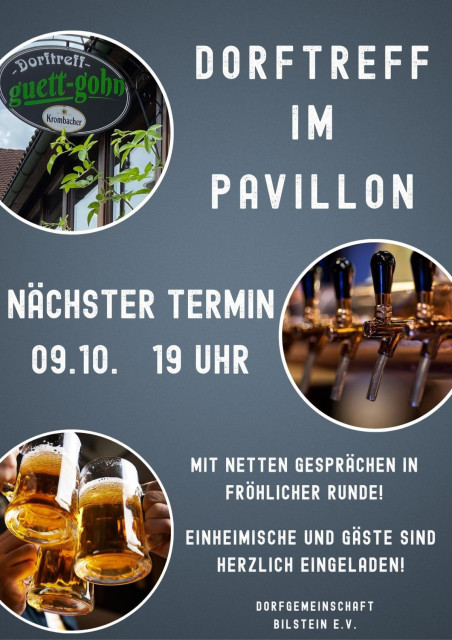 Dorftreff öffnet am Freitag ab 19 Uhr!